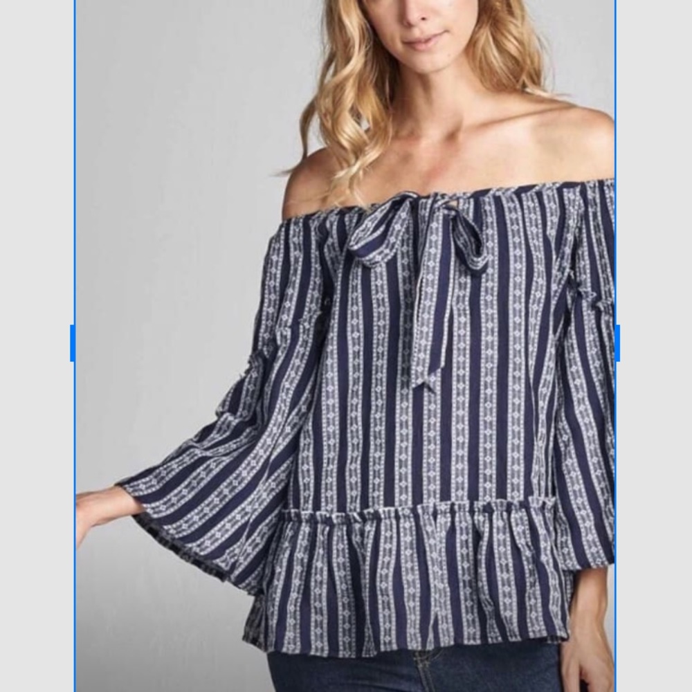 Bell sleeve top